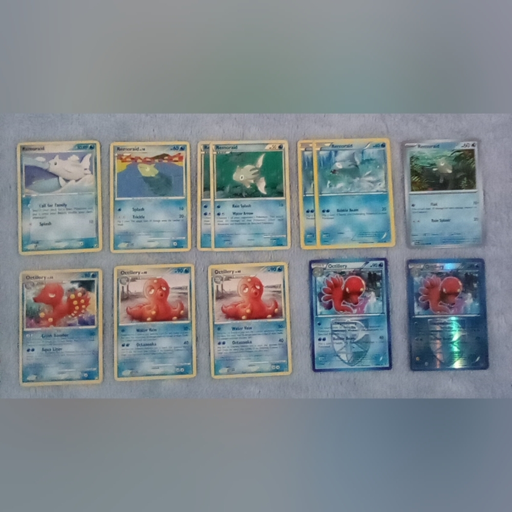 🐙 Octillery Evolution Pokemon Card Bundle🐙